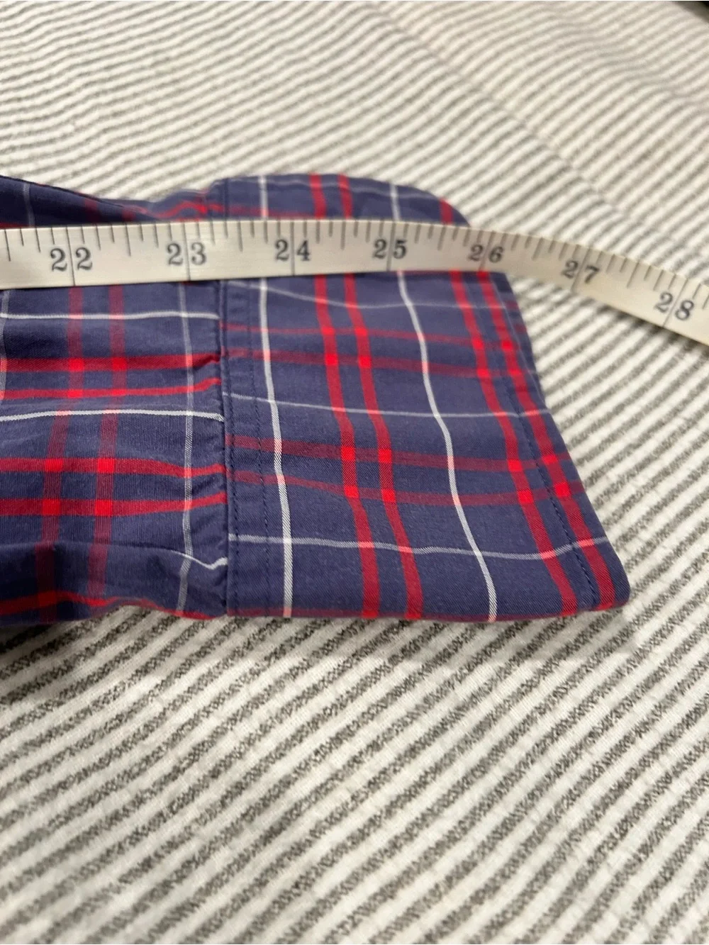 J. Crew Men's Plaid Button-Down Shirts — Green/Black & Navy/Red Large